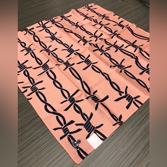 Vivienne Westwood scarf handkerchief bandana multi-purpose Japan Exclusive - Picture 3 of 9